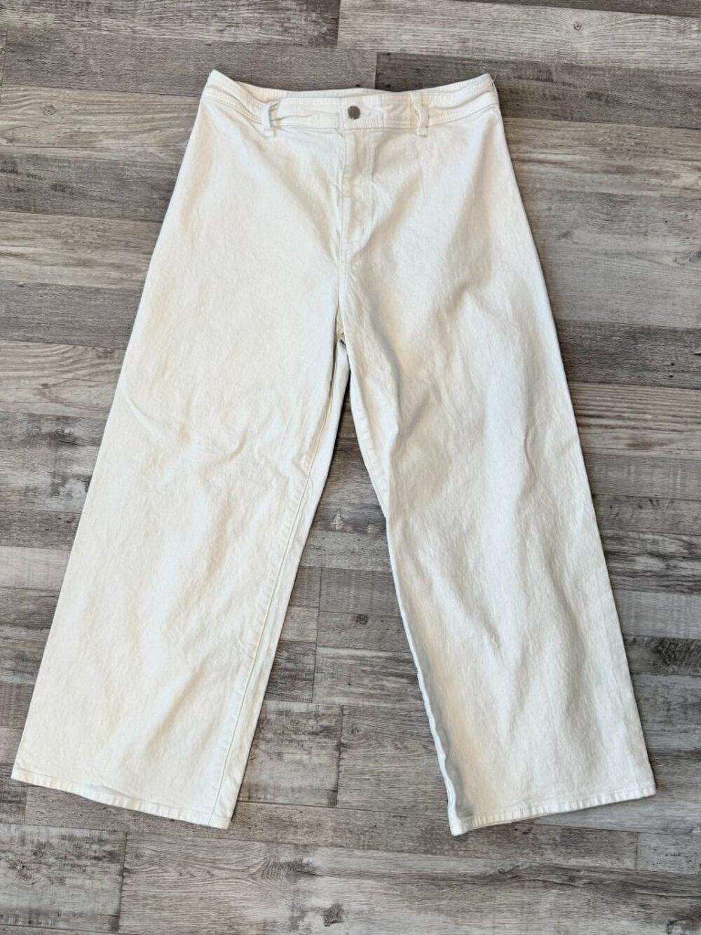 Universal Thread White Sailor Wide Leg Jeans Women's Size 12 P14